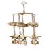 Brass Metal Eclectic Windchime by Quinn Living in Brass