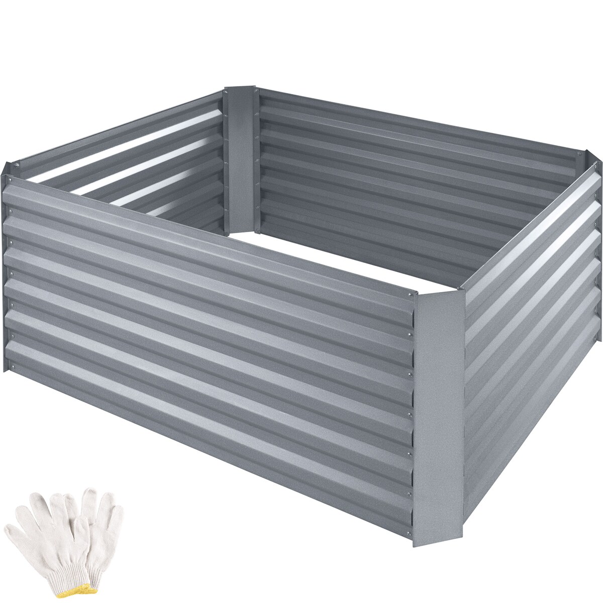 TECTAKE Hochbeet Salvia 600l verzinkt 120x90x57cm - silber Image