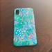 Lilly Pulitzer Accessories | Lilly Pulitzer Iphone Xs Case | Color: Blue/Silver | Size: Os