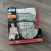 Disney Costumes | New! Kid’s Star Wars 'Rey' Deluxe Dress Up Set | Color: Gray/White | Size: 6-8