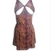 Anthropologie Dresses | Dolce Vita Sleeveless Dress, Size Small. | Color: Brown/Black | Size: S