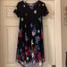 Lularoe Dresses | Americana High Low Lularoe Carly Dress | Color: Black | Size: Xxs