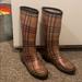 Burberry Shoes | Burberry Rain Boots | Color: Brown/Black | Size: 39