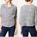 Anthropologie Sweaters | Anthro Moth Cropped Sweater | Color: White/Silver | Size: S