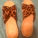 J. Crew Shoes | J. Crew Leopard Print Espadrille Slides Size 9 | Color: Gray | Size: 9