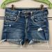 American Eagle Outfitters Shorts | American Eagle Hi Rise Super Stretch Denim Shorts | Color: Black/Blue | Size: 4