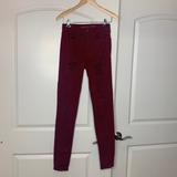 American Eagle Outfitters Pants & Jumpsuits | American Eagle High Rise Jegging (6 Extra Long) | Color: Purple/Black | Size: 6