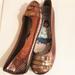 Disney Shoes | Dress Shoes Girls New Size 6m Bronze Flats Disney Man Made Materials Slip On | Color: Cream | Size: 6g