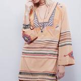 Free People Dresses | Free People Sundown Mini Dress | Color: Cream/Tan | Size: Xs