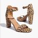 Madewell Shoes | Madewell Brooke Strap Sandal In Spot Dot Calf Hair | Color: Tan | Size: 6.5