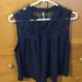 Free People Tops | Free People Navy Top | Color: Black | Size: M