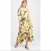 Anthropologie Dresses | Farm Rio Banana Craze One Shoulder Dress | Color: Tan/Cream | Size: Various