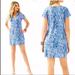 Lilly Pulitzer Dresses | Lilly Pulitzer Tictac Tile Allover Duval Dress | Color: Blue/Pink | Size: S