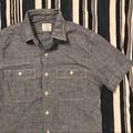 J. Crew Shirts | J.Crew Short Sleeved Chambray Shirt Mens Medium | Color: Brown | Size: S