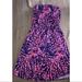 Lilly Pulitzer Dresses | Lilly Pulitzer Strapless Dress | Color: Purple | Size: Xs