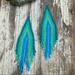 Free People Jewelry | Free People Turquoise Beaded Earrings | Color: Gray | Size: Os