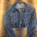 American Eagle Outfitters Jackets & Coats | American Eagle Jean Jacket | Color: Blue/Black | Size: Xs