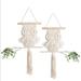 Urban Outfitters Wall Decor | 2 Owl Macrame Wall Hanging, Boho | Color: Silver | Size: Os