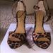 Jessica Simpson Shoes | Cheetah Print Heels | Color: Gray | Size: 6