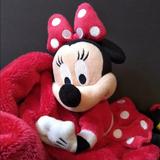 Disney Toys | Hong Kong Disney Minnie Mouse Lovey | Color: Cream | Size: Osbb