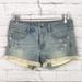 American Eagle Outfitters Shorts | American Eagle Shortie Distressed Pom Pom Shorts 2 | Color: Gray | Size: 2