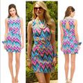 Lilly Pulitzer Dresses | Lily Pulitzer Chevron Dress | Color: Gray | Size: 2