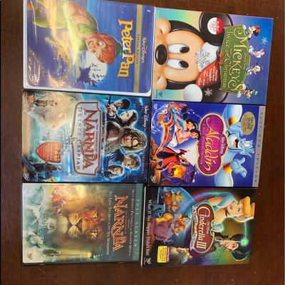 Disney Accessories | Lot Of 6 Disney Dvd’s For Kids | Color: Black | Size: Osbb