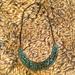 Free People Jewelry | Free People Turquoise Statement Necklace | Color: Tan | Size: Os