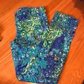 Lilly Pulitzer Pants & Jumpsuits | Lilly Pulitzer Kelly Pants Lilly’s Lagoon | Color: Green/Blue | Size: 2