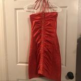 Free People Dresses | Free People Halter Top Dress | Color: Brown/Red | Size: L