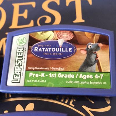 Disney Video Games & Consoles | Leapster Leap Frog Games Princess And Ratatouille | Color: Black | Size: Os