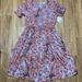 Lularoe Dresses | Lularoe Floral Amelia Dress | Color: Gray | Size: L