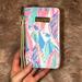 Lilly Pulitzer Bags | Lily Pulitzer Wallet | Color: Blue/Silver | Size: Os