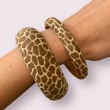 Anthropologie Jewelry | Giraffe Bangles | Color: Brown | Size: Os