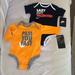 Nike One Pieces | 0-3 Months Nike Bundle, Two Rompers Brand New. | Color: Orange | Size: 0-3mb