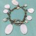 American Eagle Outfitters Jewelry | American Eagle Bracelet Mother Of Pearl Dangles | Color: Gray/Blue | Size: Os