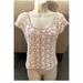 Urban Outfitters Tops | Like New Uo Staring At Stars Top. Sz S | Color: Tan | Size: S