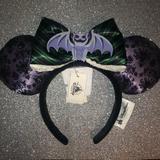 Disney Accessories | New Disney Parks Haunted Mansion Minnie Mouse Ears | Color: Cream | Size: Os