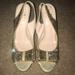 Kate Spade Shoes | Kate Spade Charm Slingback Heels | Color: Cream | Size: 8.5