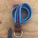 J. Crew Accessories | Jcrew Stripe Ring Belt | Color: Blue | Size: Medium