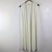 Lularoe Sweaters | Lularoe Joy Knit Sleeveless Long Cardigan Sz M | Color: White/Silver | Size: M