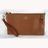 Coach Bags | Coach 52385 Kylie Saddle Leather Wristlet Bag | Color: Brown | Size: Os