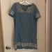 Madewell Dresses | Madewell Denim Dress Size Medium | Color: Black/Purple | Size: M