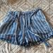 American Eagle Outfitters Shorts | Aeo Shorts With Belt | Color: Blue/Black | Size: 0