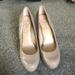 Jessica Simpson Shoes | Jessica Simpson Nude Pumps | Color: Cream/Tan | Size: 8.5