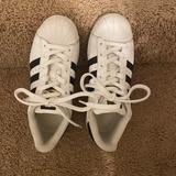 Adidas Shoes | Adidas Superstar Women’s Shoes | Color: Cream/Tan | Size: 5.5