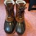 Michael Kors Shoes | Michael Kors Easton Lace-Up Duck Boots | Color: Brown | Size: 7