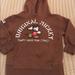 Disney Shirts & Tops | Disney Mickey Mouse Hoodie | Color: Brown | Size: Xxs (2/3)