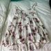 Brandy Melville Dresses | Brandy Melville Cherry Blossom Dress | Color: White/Silver | Size: Os