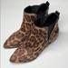 Nine West Shoes | Nwot Nine West Ankle Boots Faux Fur Size 6 | Color: Black/Brown | Size: 6
